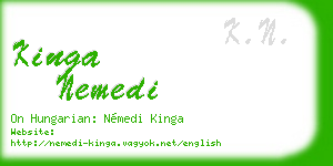 kinga nemedi business card